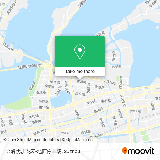 金辉优步花园-地面停车场 map