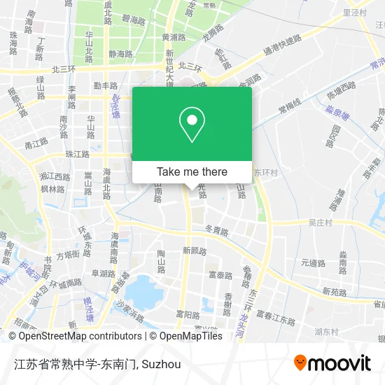 江苏省常熟中学-东南门 map