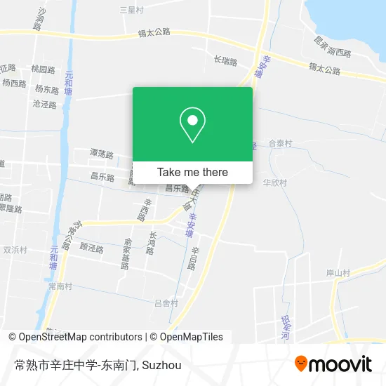 常熟市辛庄中学-东南门 map