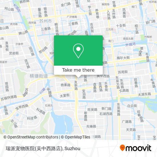 瑞派宠物医院(吴中西路店) map