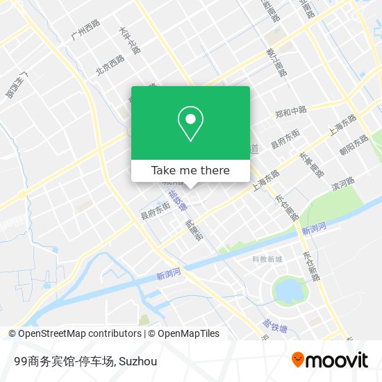 99商务宾馆-停车场 map