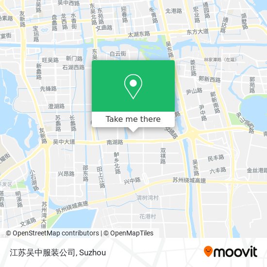 江苏吴中服装公司 map