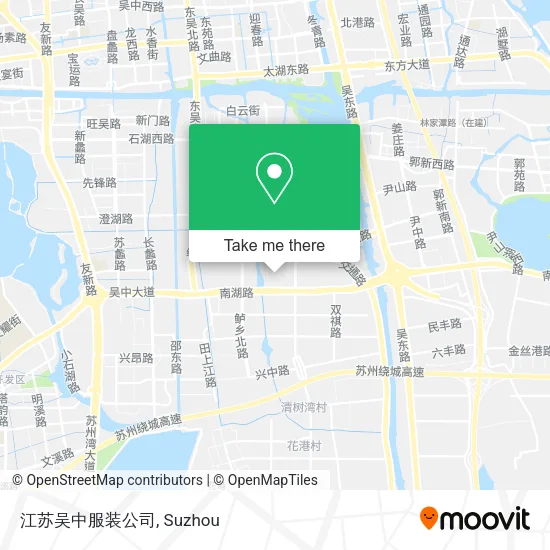 江苏吴中服装公司 map