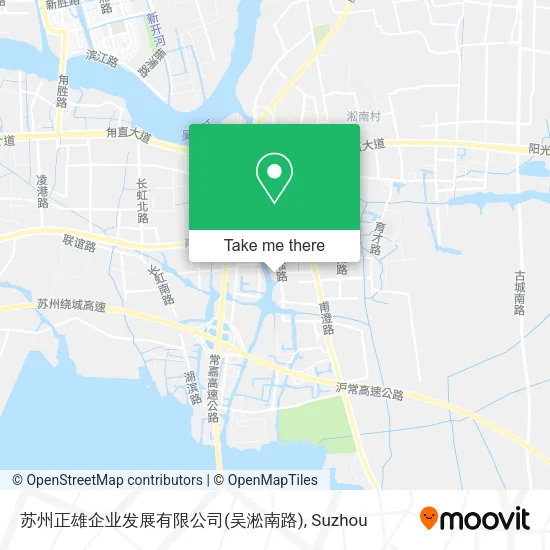 苏州正雄企业发展有限公司(吴淞南路) map