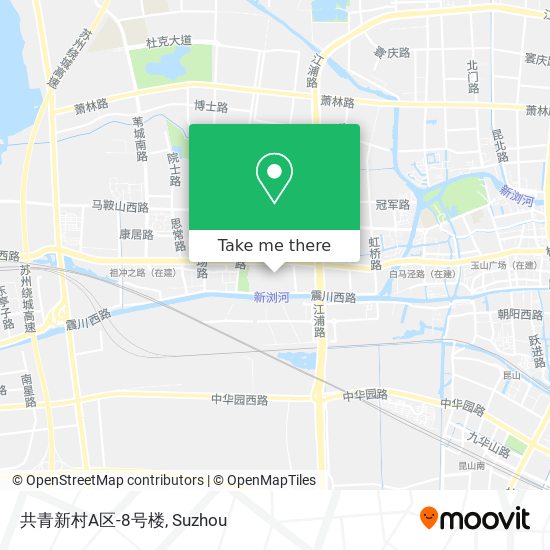 共青新村A区-8号楼 map