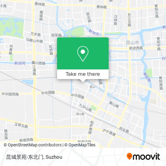 昆城景苑-东北门 map