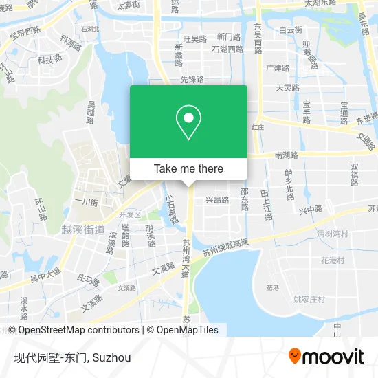 现代园墅-东门 map