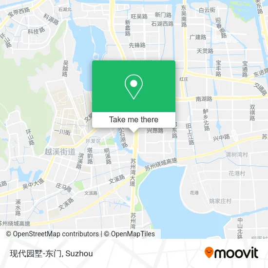 现代园墅-东门 map