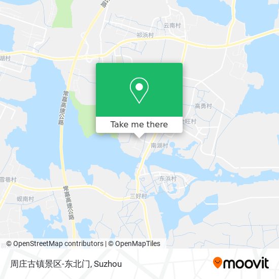 周庄古镇景区-东北门 map