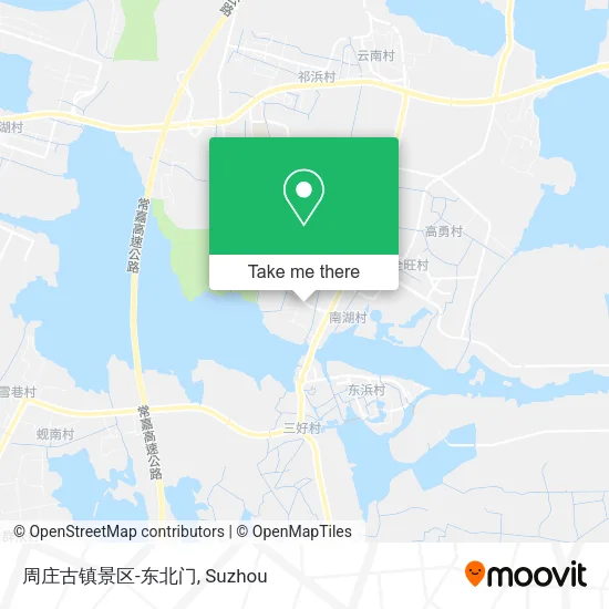 周庄古镇景区-东北门 map