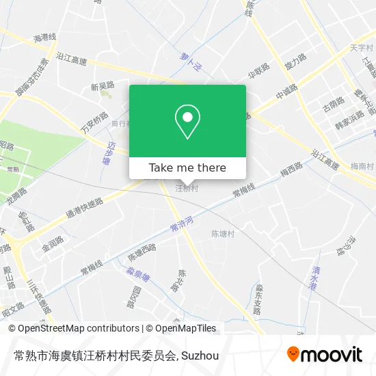 常熟市海虞镇汪桥村村民委员会 map