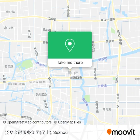 泛华金融服务集团(昆山) map