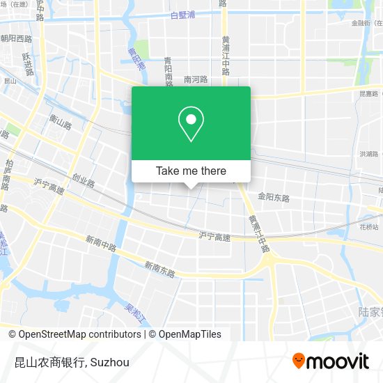 昆山农商银行 map