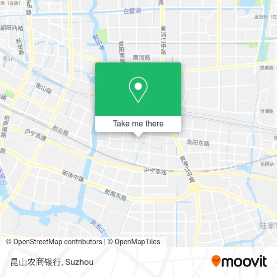 昆山农商银行 map