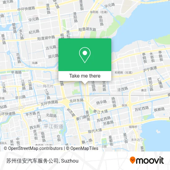 苏州佳安汽车服务公司 map