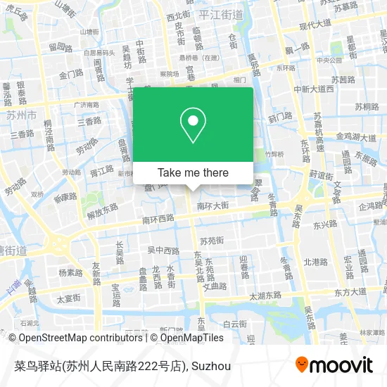 菜鸟驿站(苏州人民南路222号店) map