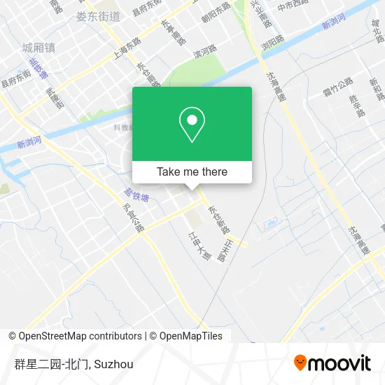 群星二园-北门 map