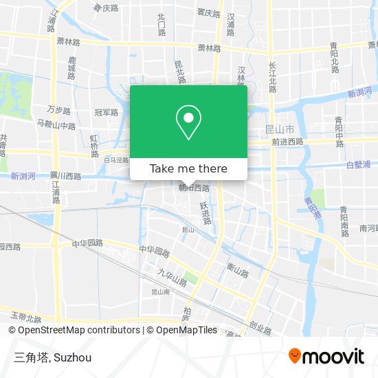 三角塔 map