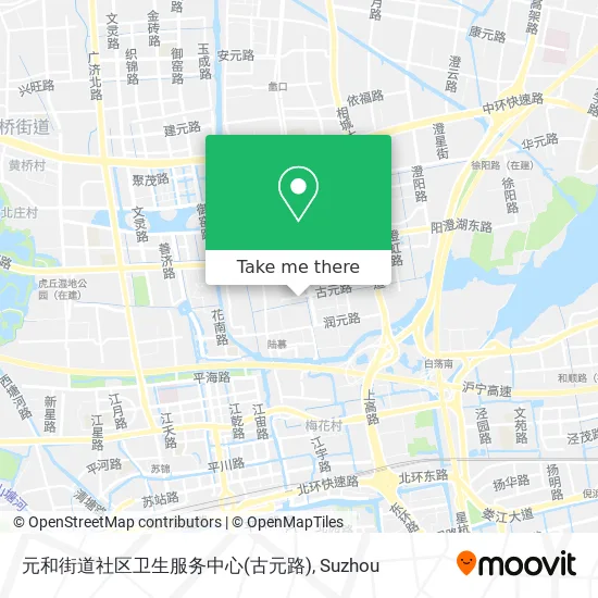 元和街道社区卫生服务中心(古元路) map