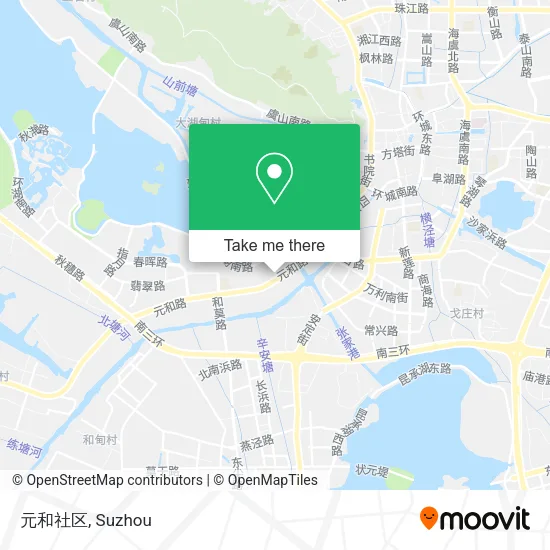 元和社区 map