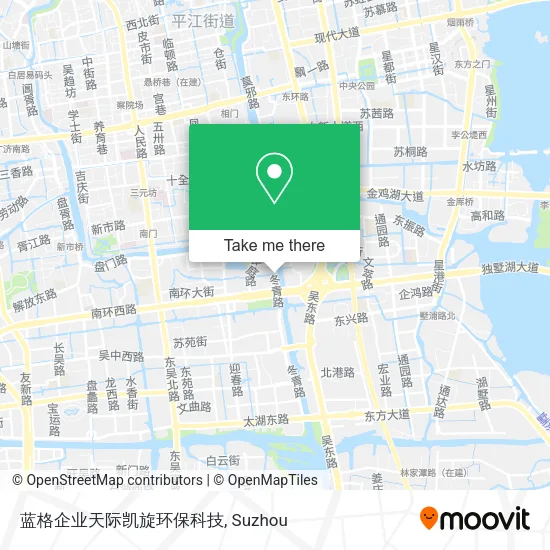 蓝格企业天际凯旋环保科技 map