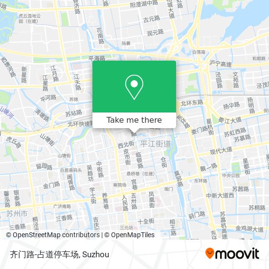 齐门路-占道停车场 map