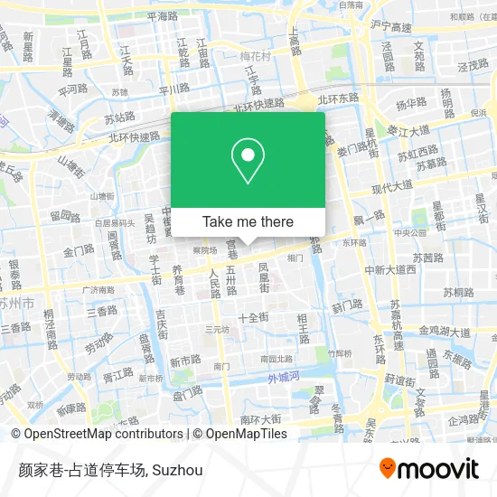 颜家巷-占道停车场 map