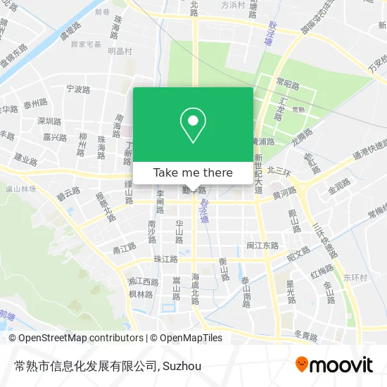 常熟市信息化发展有限公司 map