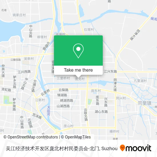 吴江经济技术开发区庞北村村民委员会-北门 map