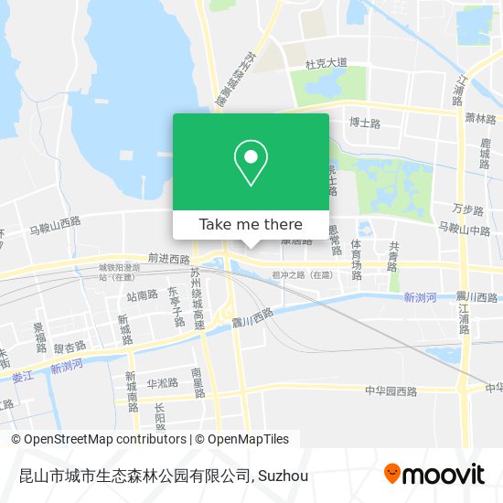 昆山市城市生态森林公园有限公司 map