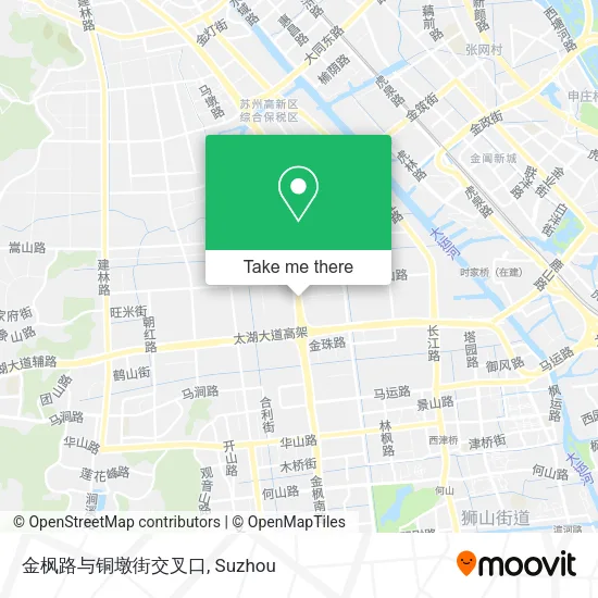 金枫路与铜墩街交叉口 map