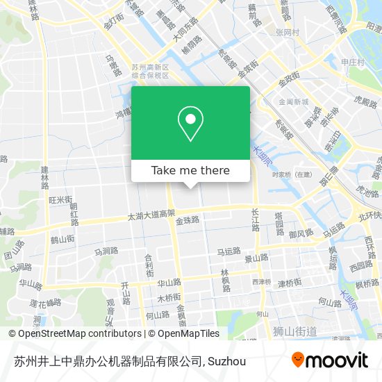 苏州井上中鼎办公机器制品有限公司 map