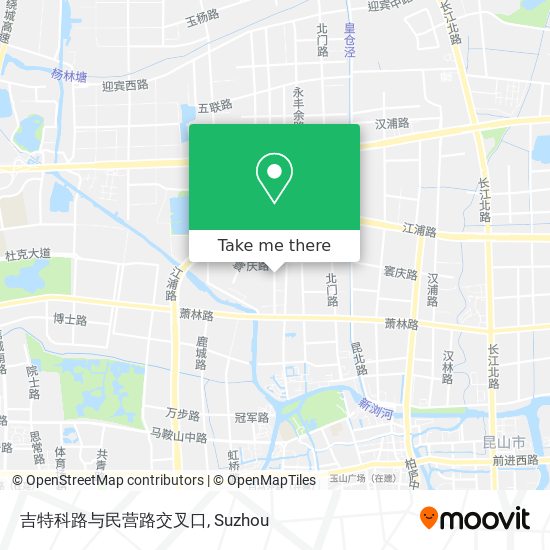 吉特科路与民营路交叉口 map