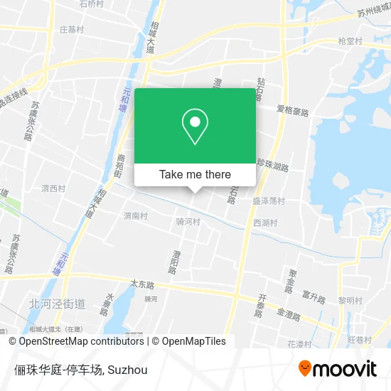 俪珠华庭-停车场 map