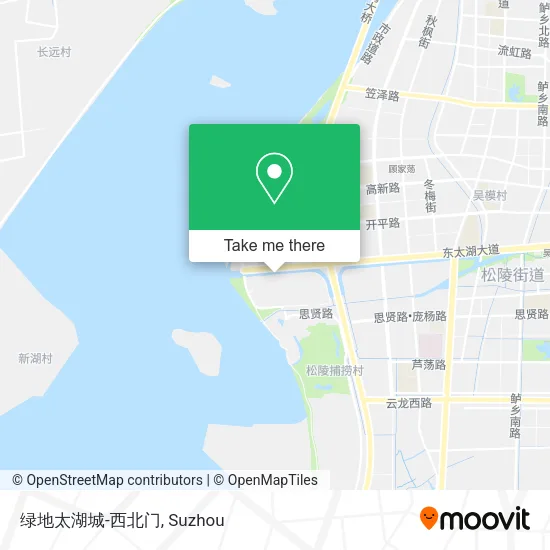 绿地太湖城-西北门 map
