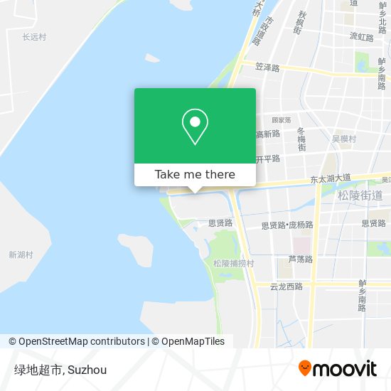 绿地超市 map