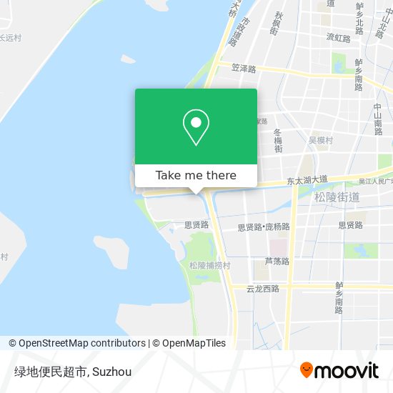 绿地便民超市 map