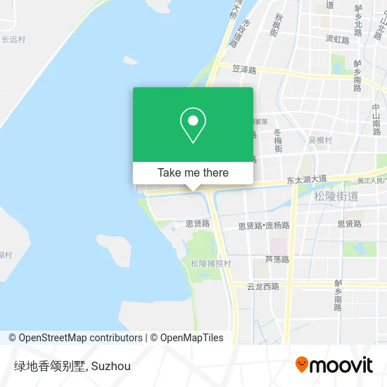 绿地香颂别墅 map