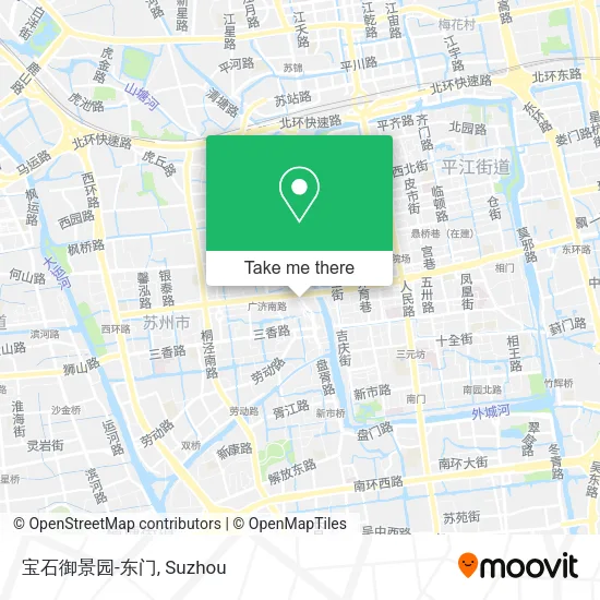 宝石御景园-东门 map