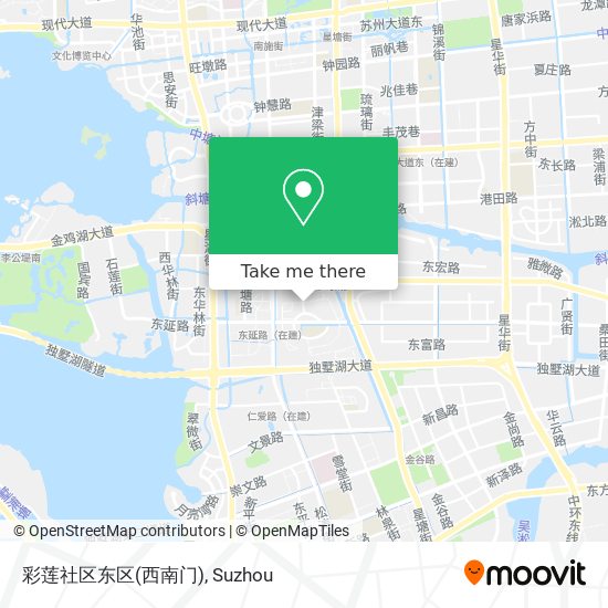 彩莲社区东区(西南门) map