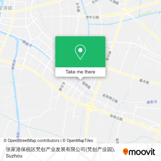 张家港保税区梵创产业发展有限公司(梵创产业园) map