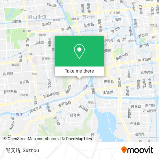 迎宾路 map