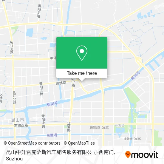 昆山中升雷克萨斯汽车销售服务有限公司-西南门 map