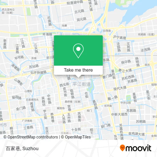 百家巷 map