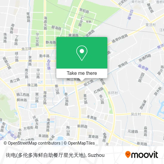 街电(多伦多海鲜自助餐厅星光天地) map