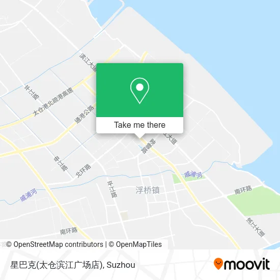 星巴克(太仓滨江广场店) map