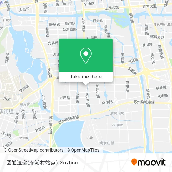 圆通速递(东湖村站点) map