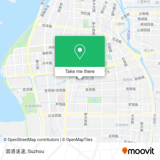 圆通速递 map