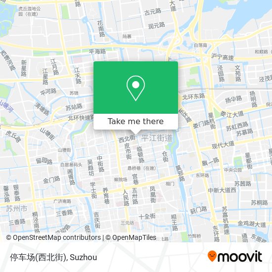 停车场(西北街) map