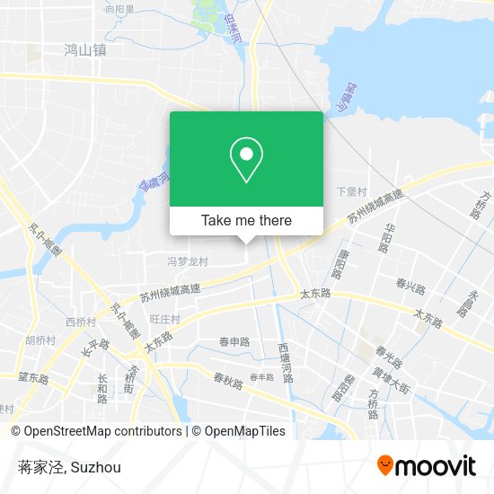 蒋家泾 map